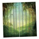Max Waterproof 3D Curtain Drapes Bedroom Window Treatment Curatins Style 12