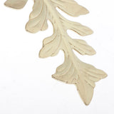Max 2pcs Curtain Tieback Hooks Leaf-Shaped Drapery Holder Wall Hanger Golden