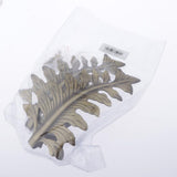 Max 2pcs Curtain Tieback Hooks Leaf-Shaped Drapery Holder Wall Hanger Bronze