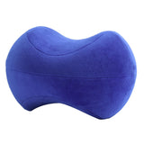 Extra Comfort Memory Foam Leg Pillow Side Sleep Knee Pillow B_Royal Blue