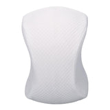 Max Extra Comfort Memory Foam Leg Pillow Side Sleep Knee Pillow A_White Grid