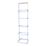 Max 5-Tier Shoe Stand Rack Organizer Entryway Shoe Holder Storage Shelf White
