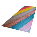 Max 180x60cm Floor Mat Runner Kitchen Non-slip Area Rug Colorful Wood Floor