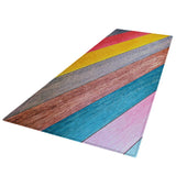 Max 180x60cm Floor Mat Runner Kitchen Non-slip Area Rug Colorful Wood Floor