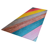 Max 180x60cm Floor Mat Runner Kitchen Non-slip Area Rug Colorful Wood Floor