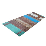 Max 120x40cm Floor Mat Runner Kitchen Non-slip Area Rug Retro Wood Floor