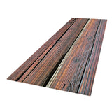 Max 180x60cm Floor Mat Runner Kitchen Non-slip Area Rug Brown Wood Floor