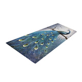 Max 120x40cm Floor Mat Runner Kitchen Non-slip Area Rug Peacock