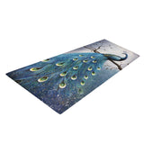 Max 120x40cm Floor Mat Runner Kitchen Non-slip Area Rug Peacock