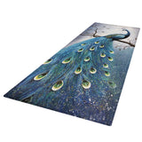 Max 180x60cm Floor Mat Runner Kitchen Non-slip Area Rug Peacock