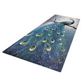 Max 180x60cm Floor Mat Runner Kitchen Non-slip Area Rug Peacock
