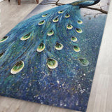 Max 180x60cm Floor Mat Runner Kitchen Non-slip Area Rug Peacock