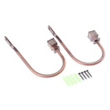 Max 2pcs Zinc Alloy Curtain Drapery Holdbacks Hanger Wall Hooks Copper Color