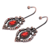 Max 2x Crown-shaped Curtain Tieback Hooks European Style Clothes Hanger Copper