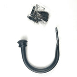 Max 1 Pair U-Shape Tube Curtain Holdback Drape Hook Vary Types Mushroom_Black