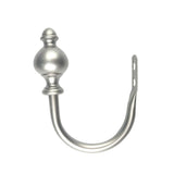 Max 1 Pair U-Shape Tube Curtain Holdback Drape Hook Vary Types hourglass_Silver