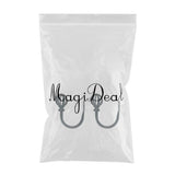 Max 1 Pair U-Shape Tube Curtain Holdback Drape Hook Vary Types Cage_Black