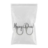 Max 1 Pair U-Shape Tube Curtain Holdback Drape Hook Vary Types Furo_Gray
