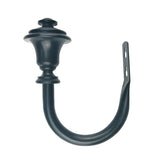 Max 1 Pair U-Shape Tube Curtain Holdback Drape Hook Vary Types Teacup_Black