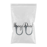 Max 1 Pair U-Shape Tube Curtain Holdback Drape Hook Vary Types Teacup_Black