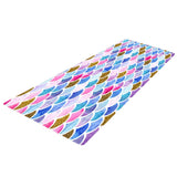 Max 40x120cm Floor Mat Runner Kitchen Non-slip Area Rug Colorful Wave