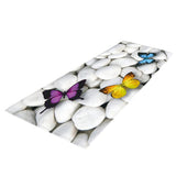 Max 40x120cm Floor Mat Runner Kitchen Non-slip Area Rug Butterfly Pebbles