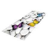 Max 40x120cm Floor Mat Runner Kitchen Non-slip Area Rug Butterfly Pebbles