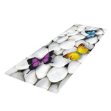 Max 40x120cm Floor Mat Runner Kitchen Non-slip Area Rug Butterfly Pebbles