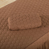 Max Beauty Massage Bedding Kit Table Skirt Pillow Case Stool Cover Coffee