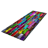 Max 40x120cm Floor Mat Runner Kitchen Non-slip Area Rug Colorful Brick Wall