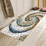 Max 40x120cm Floor Mat Runner Kitchen Non-slip Area Rug Pebbles