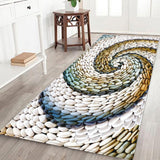 Max 40x120cm Floor Mat Runner Kitchen Non-slip Area Rug Pebbles
