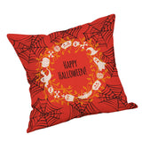 Linen Sofa Cushion Cover Throw Pillow Case Replace Holloween Theme 18x18 E"