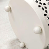 Max Portable Iron Mosquito Coil Holder + Handle & Lid Bronze Lid+Milky White Box