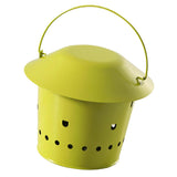 Colorful Creative Portable Iron Mosquito Coil Holder with Handle Green