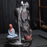 Maxbell Creative Ceramic Incense Censer Burners Home Office Ornaments Buddha