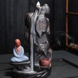 Maxbell Creative Ceramic Incense Censer Burners Home Office Ornaments Buddha