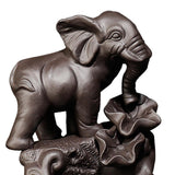 Max Elephant Shaped Backflow Incense Burner Stick Cone Holder Decor