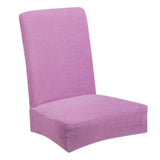 Max Dining Room Chair Cover Seat Protector Banquet Chair Slipcover  Purple