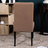 Max Dining Room Chair Cover Seat Protector Banquet Chair Slipcover  Chocolate