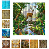 Max Waterproof Living Room Bedroom Window Drapes 2 Panel Set Kindly Old Man