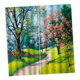 Max Waterproof Digitial Printed 3D Curtain Drapes for Bedroom Living Room 1 B