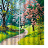Max Waterproof Digitial Printed 3D Curtain Drapes for Bedroom Living Room 1 B