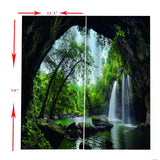 Max Waterproof Digitial Printed 3D Curtain Drapes for Bedroom Living Room A