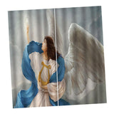 Max Waterproof Digitial Printed 3D Curtain Drapes for Bedroom Living Room B