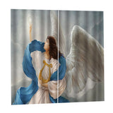Max Waterproof Digitial Printed 3D Curtain Drapes for Bedroom Living Room B