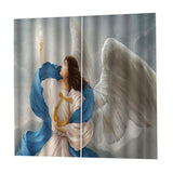 Max Waterproof Digitial Printed 3D Curtain Drapes for Bedroom Living Room B