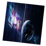 Max Digital Printed 3D Curtain Living Room Bedroom Drapes 2 Panel The Earth