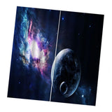 Max Digital Printed 3D Curtain Living Room Bedroom Drapes 2 Panel The Earth