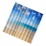 Max Maxb Digital Printed 3D Curtain Living Room Bedroom Drapes 2 Panel Seabeach